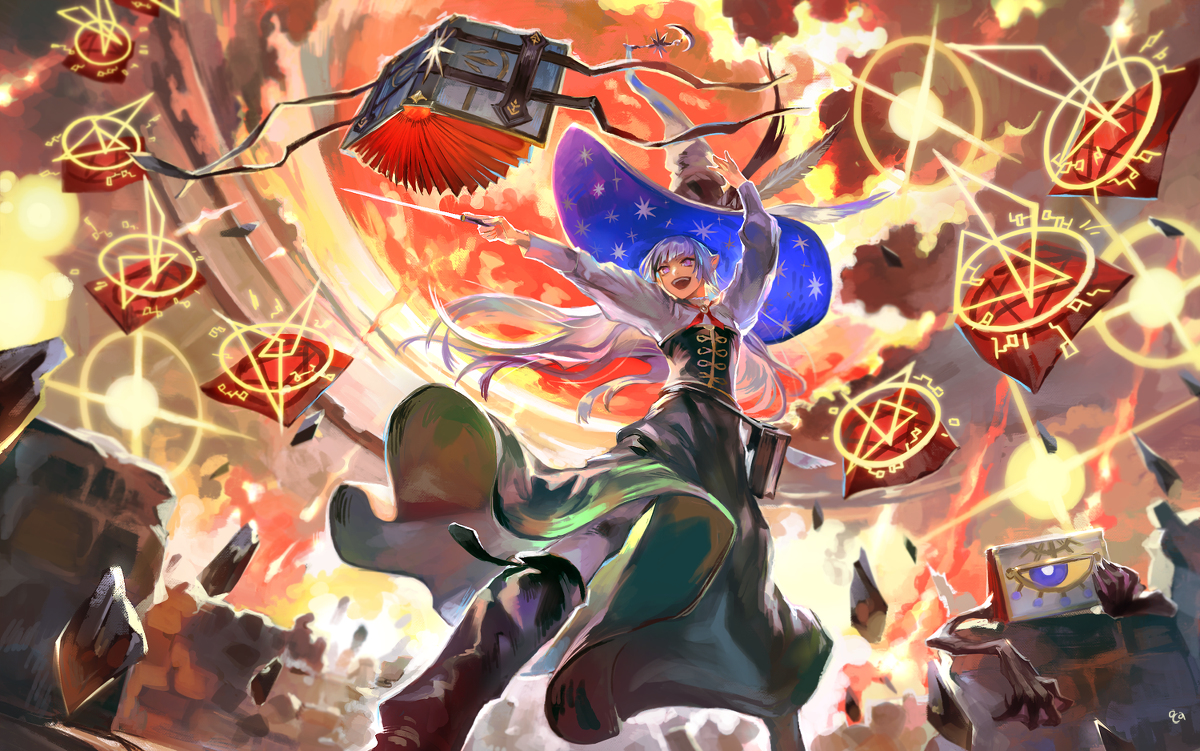 This is a pixiv picture whose title is 【PFLS】炎星の指揮者ルア・ノヴァ.