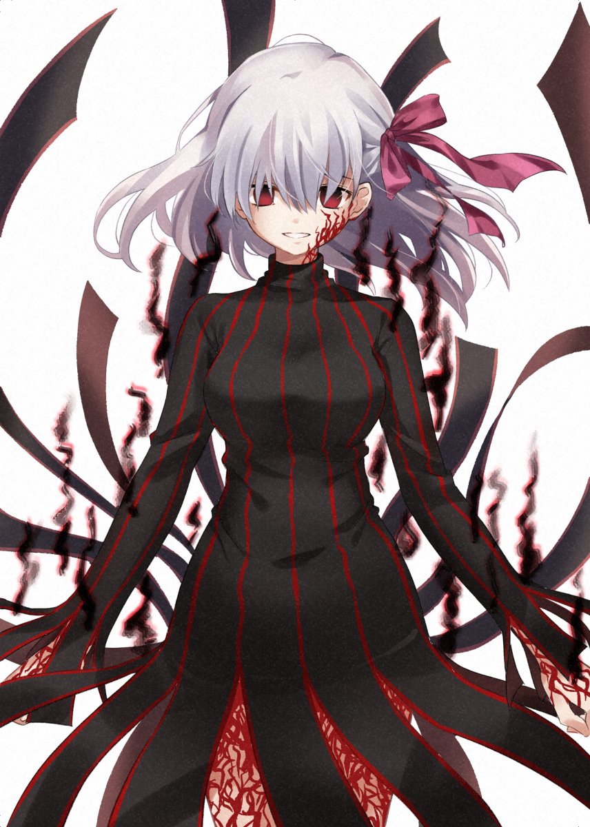 This is a pixiv picture whose title is 黒桜.