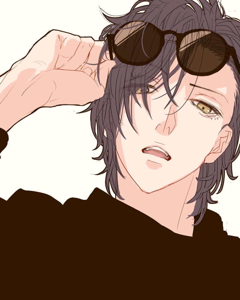 This is a pixiv picture whose title is 明石さんと色眼鏡.