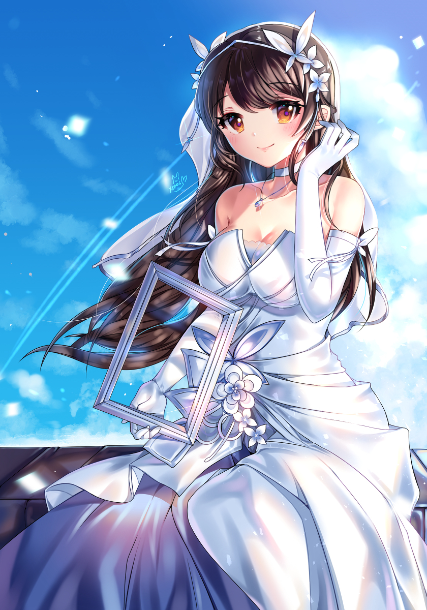 This is a pixiv picture whose title is sapphire.