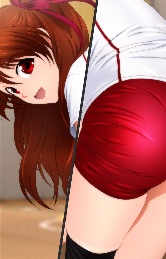This is a pixiv picture whose title is 練習！バレー少女 電子書籍版 サンプル4.
