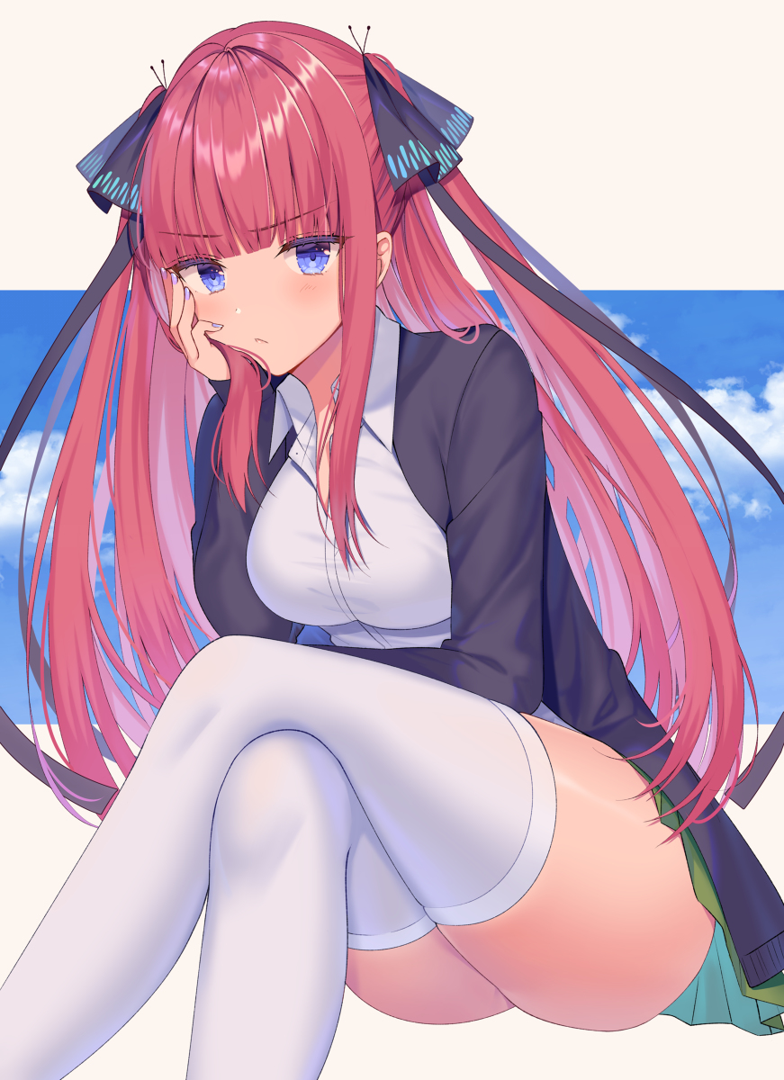 This is a pixiv picture whose title is にっ！.
