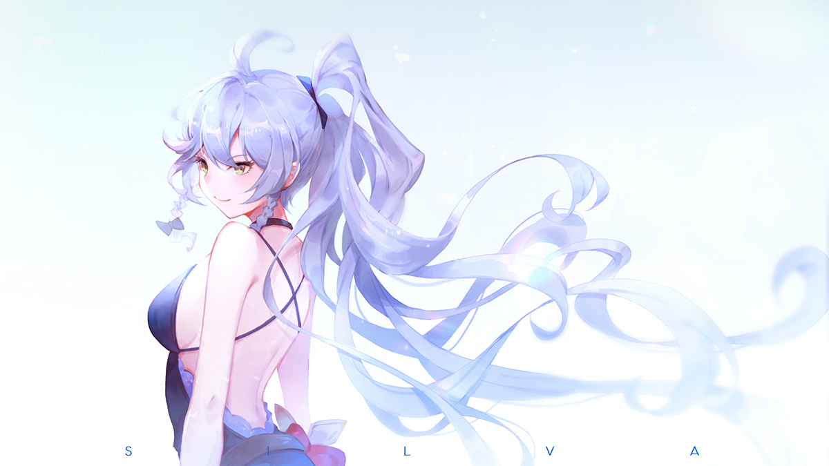 This is a pixiv picture whose title is Gentian Blue.