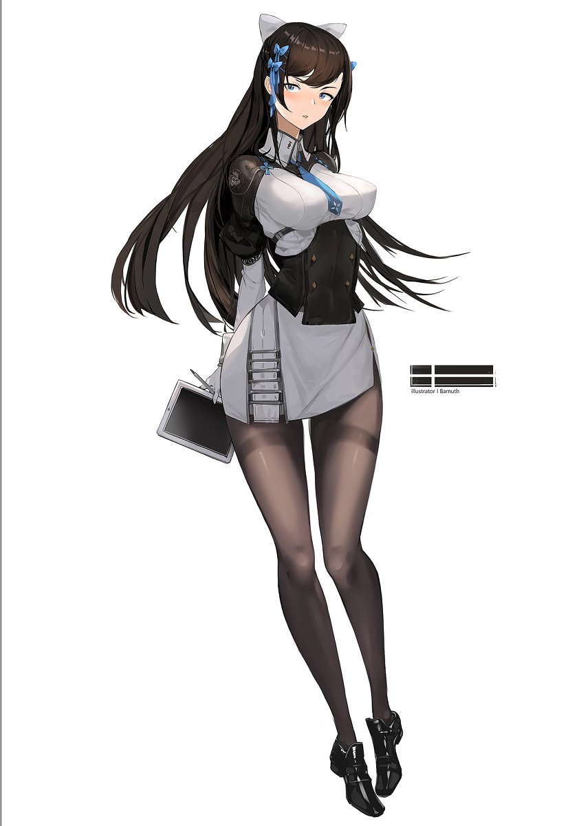 This is a pixiv picture whose title is 秘書.