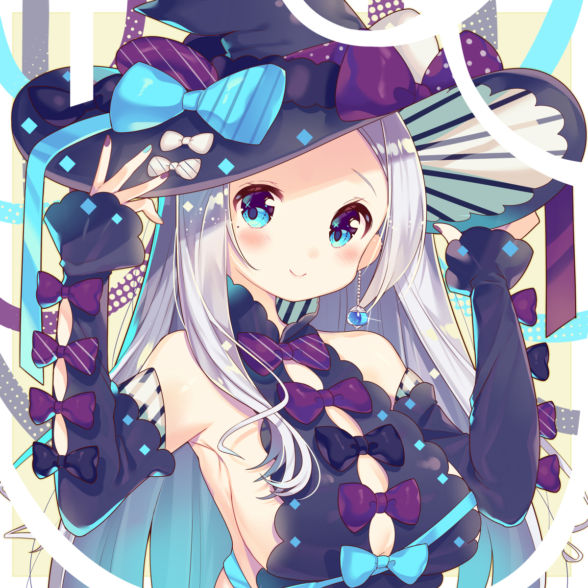 This is a pixiv picture whose title is witch.