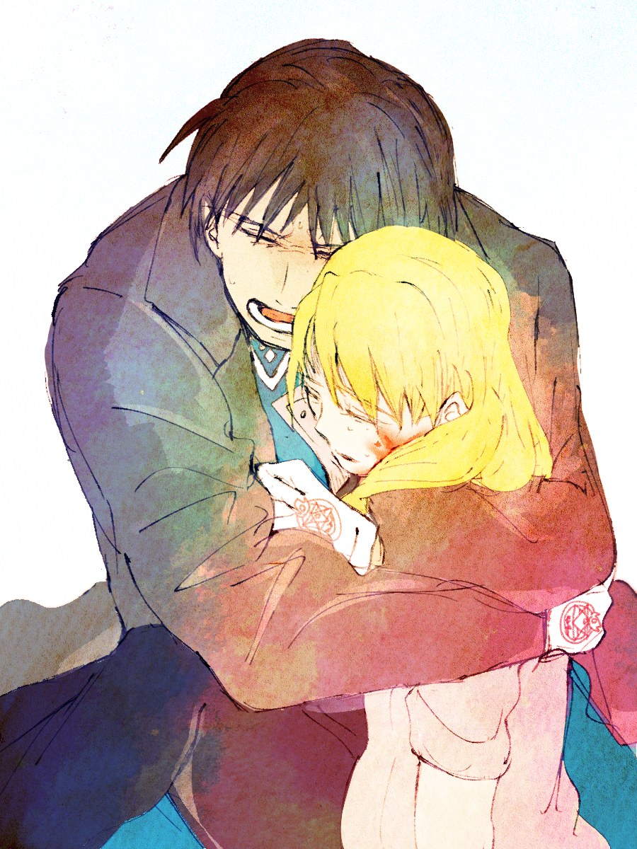 This is a pixiv picture whose title is ハガレン ロイアイまとめ.