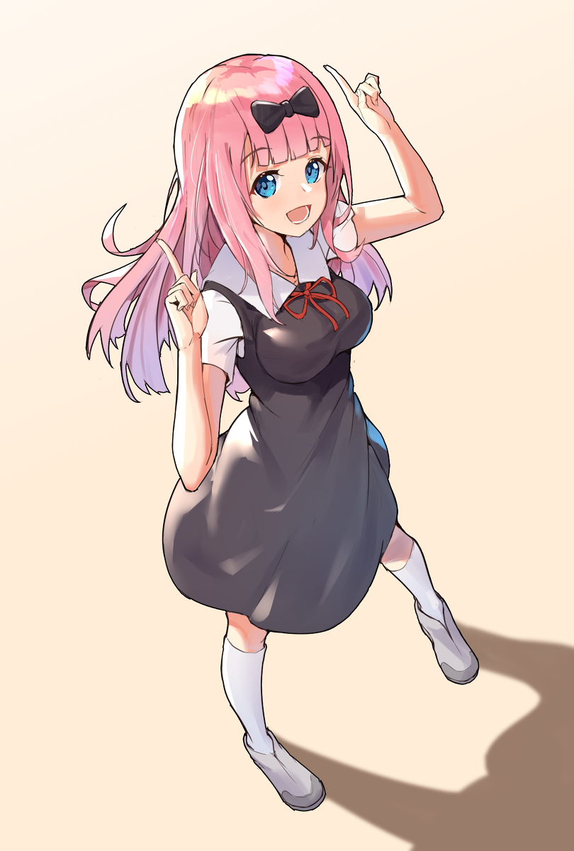 This is a pixiv picture whose title is 藤原千花.