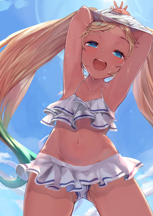 This is a pixiv picture whose title is 👙イオ.