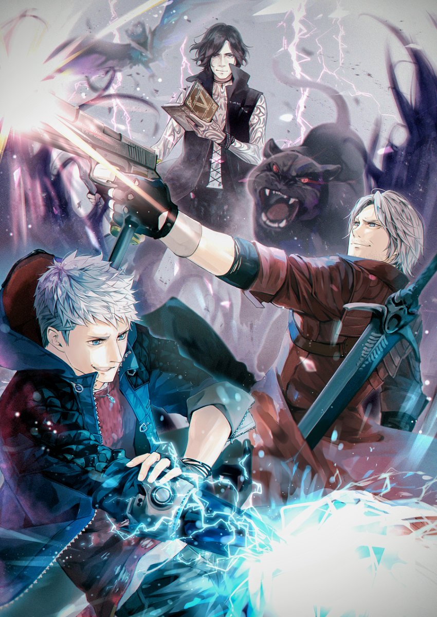 This is a pixiv picture whose title is DMC5.