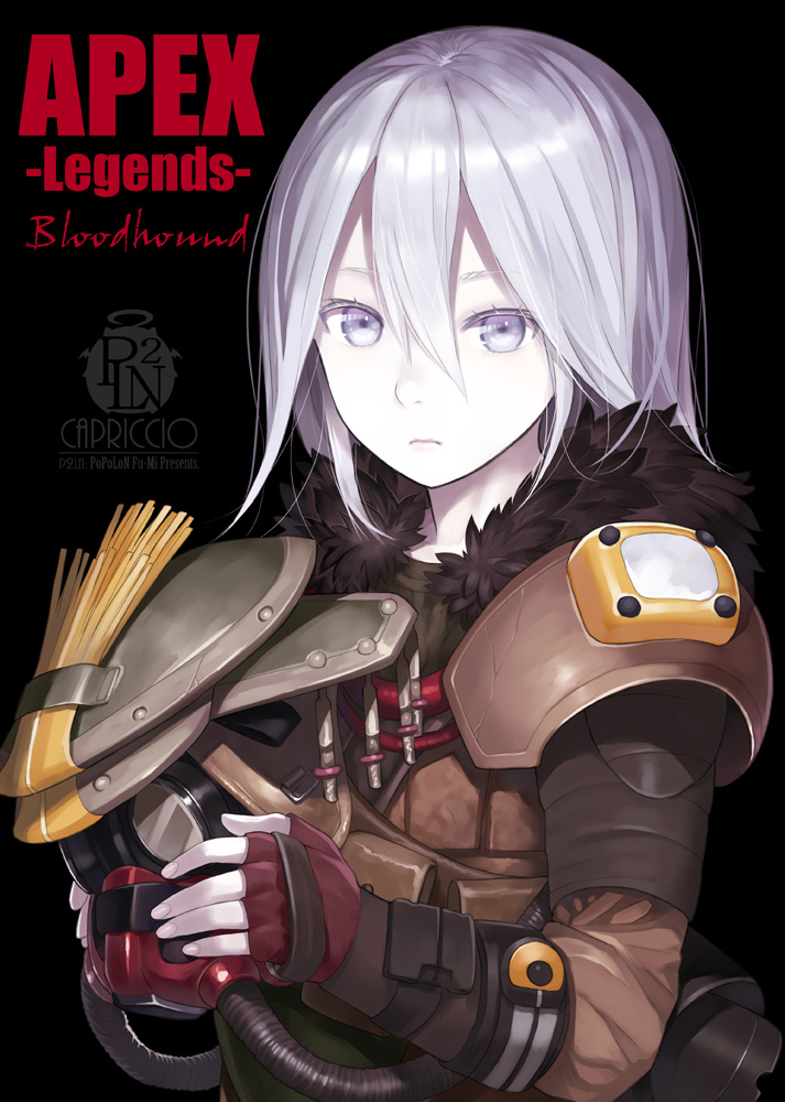This is a pixiv picture whose title is 美少女と名高いブラッドハウンドさん.