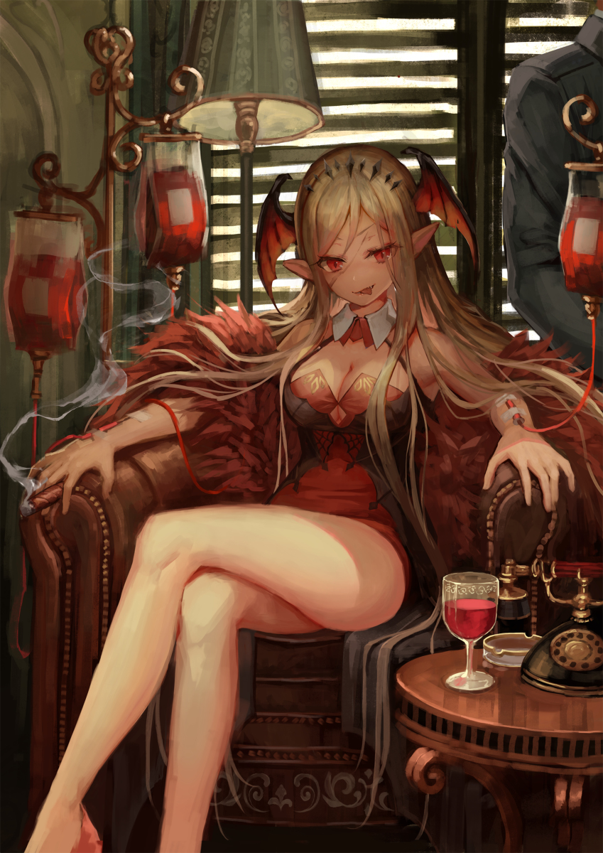 This is a pixiv picture whose title is 裏取引.