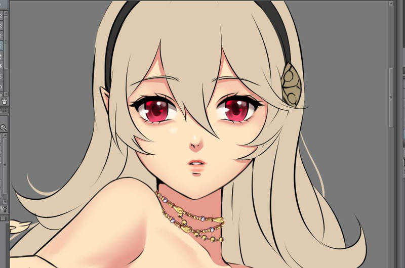 This is a pixiv picture whose title is WIP : Corrin FEIF.