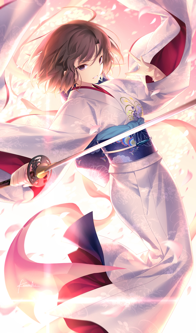 This is a pixiv picture whose title is 剣式.