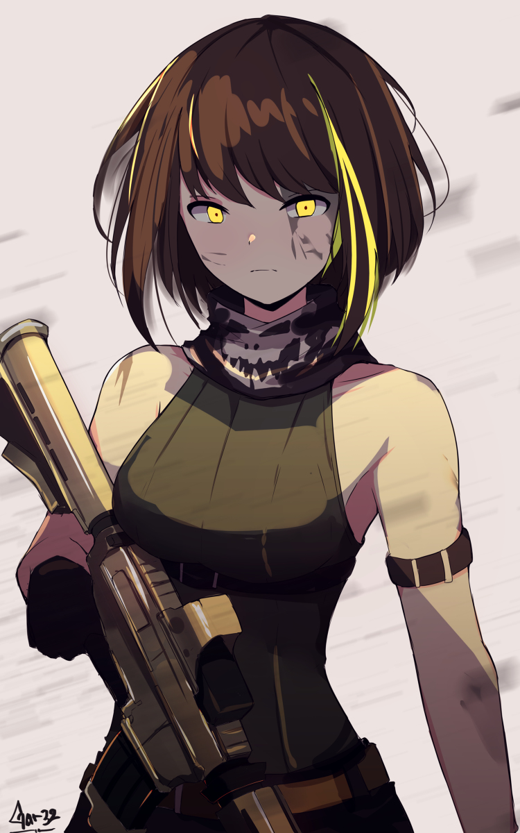 This is a pixiv picture whose title is m4a1 shorthair.