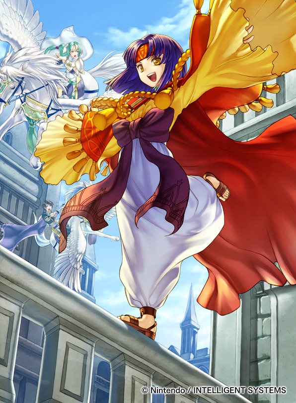 This is a pixiv picture whose title is FE0 / ベグニオン帝国第３７代皇帝 サナキ.