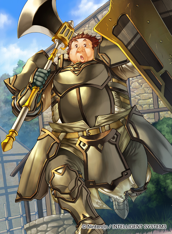 This is a pixiv picture whose title is ファイアーエムブレムサイファ / 最強の農夫 チャップ.