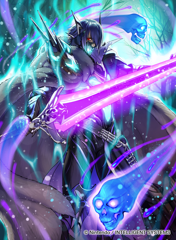 This is a pixiv picture whose title is ファイアーエムブレムサイファ / 死の国の剣将 リーヴ.