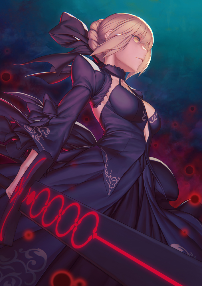 This is a pixiv picture whose title is セイバーオルタ.