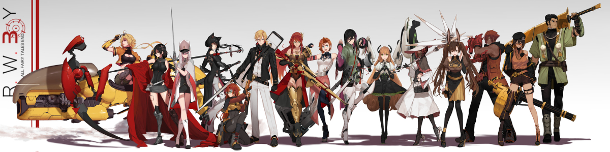 This is a pixiv picture whose title is RWBY 3.0.