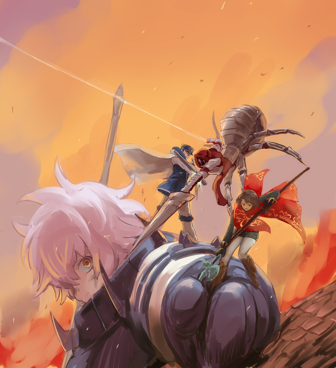 This is a pixiv picture whose title is BATTLE AROUND 2 -FRAY-.