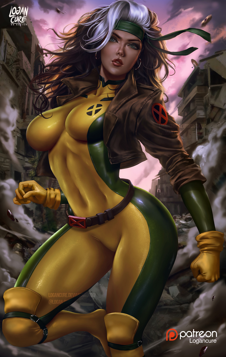 This is a pixiv picture whose title is Rogue X-men.