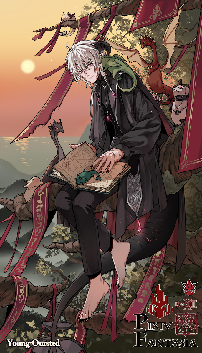 This is a pixiv picture whose title is 復活の竜.