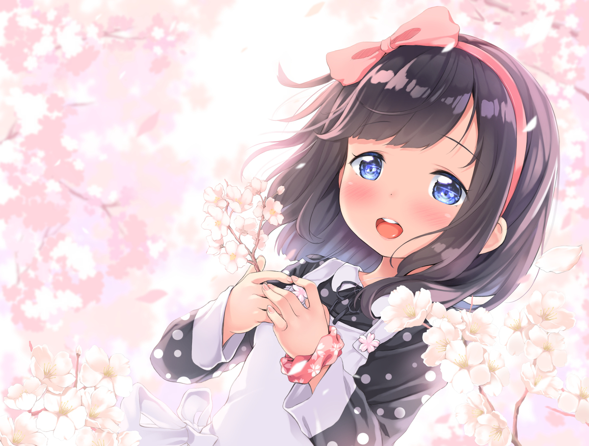 This is a pixiv picture whose title is お花見しよう.