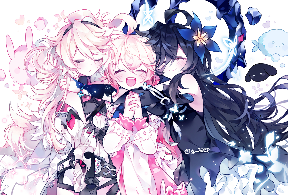 This is a pixiv picture whose title is ♡♥.