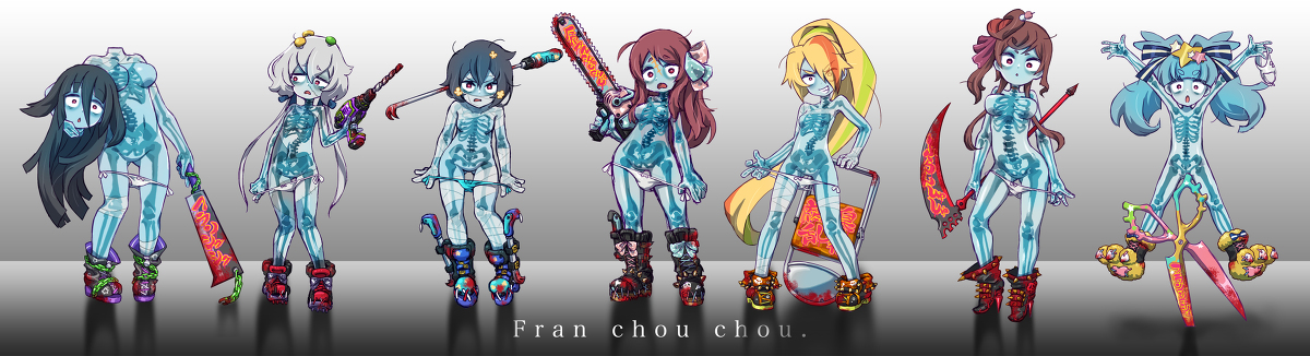 This is a pixiv picture whose title is スケスケフランシュシュやーらしか！.