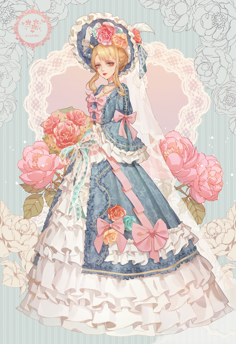 This is a pixiv picture whose title is 蓬帕杜.