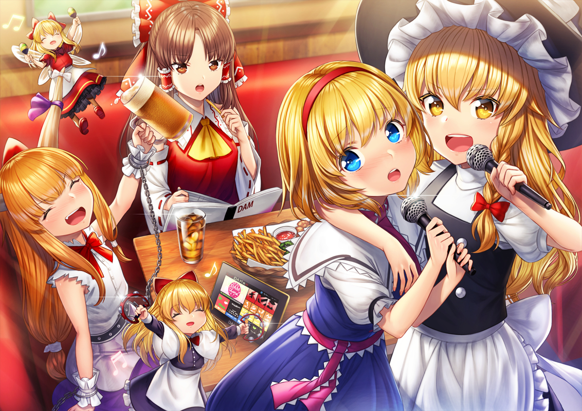 This is a pixiv picture whose title is さぁ、歌おうぜ！.