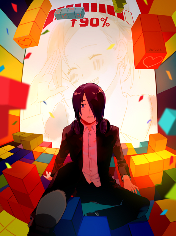 This is a pixiv picture whose title is GAME.