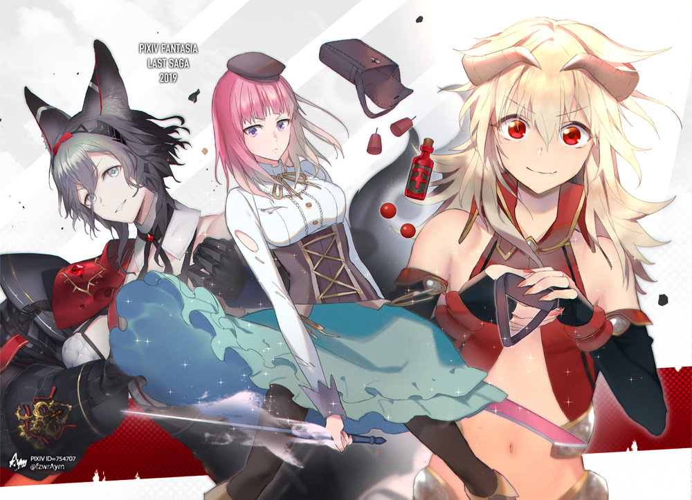 This is a pixiv picture whose title is 【PFLS】解放の爪牙.