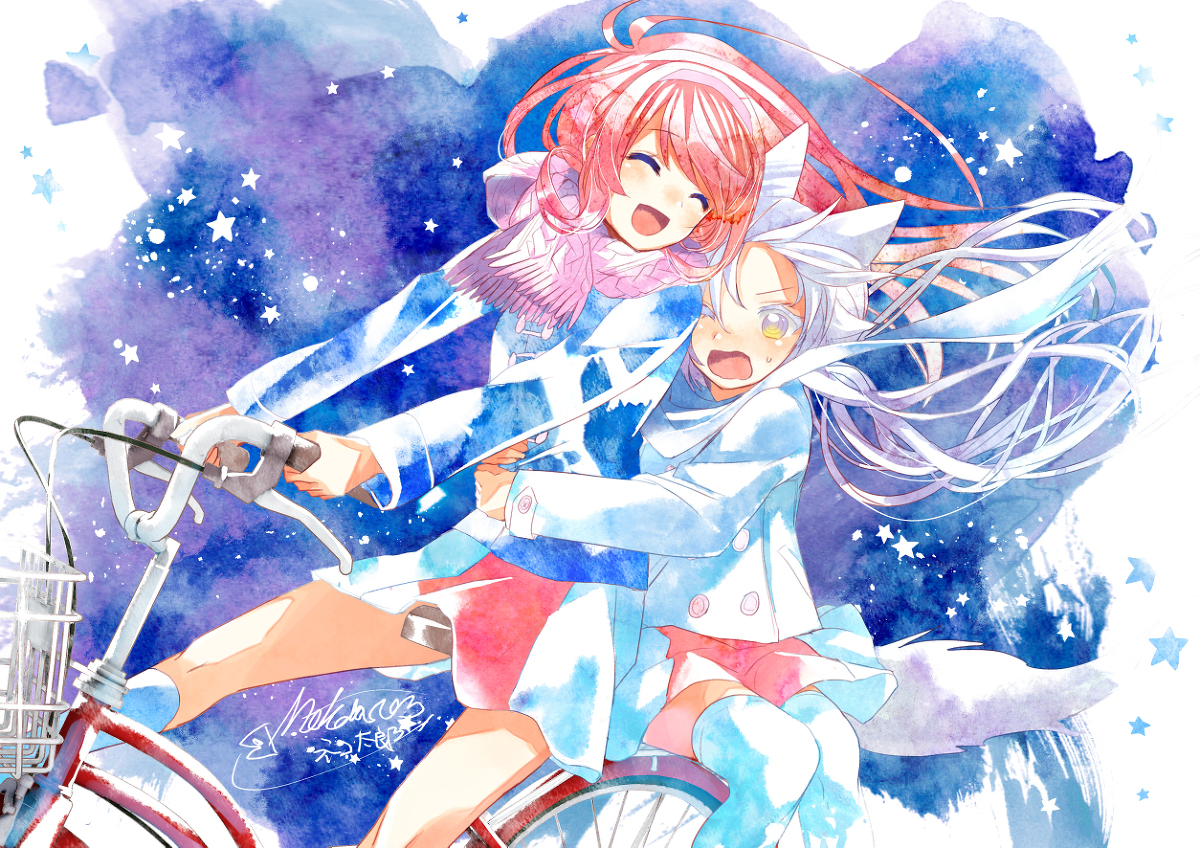 This is a pixiv picture whose title is 星空デート.