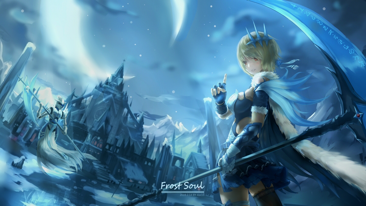 This is a pixiv picture whose title is Frost Soul.