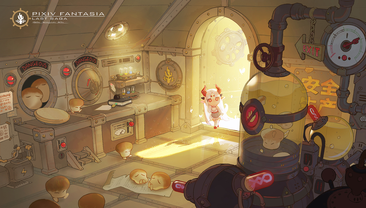 This is a pixiv picture whose title is 【PFLS】A lost dragon Lily.