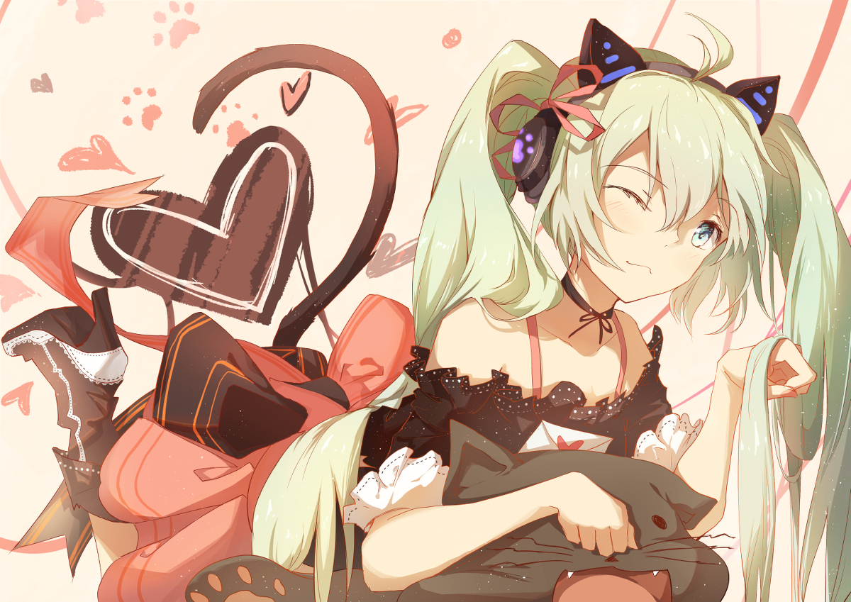 This is a pixiv picture whose title is 愛言葉.