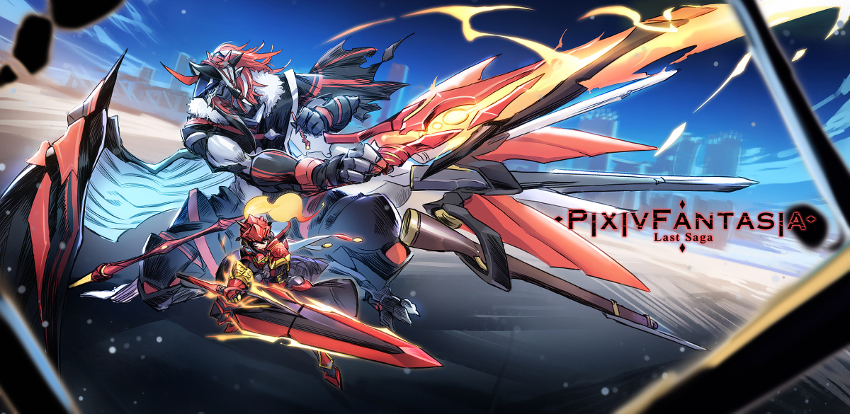 This is a pixiv picture whose title is 【PFLS】『赤紅の旗 守護の焔』【レッドヴァルの戦い】.