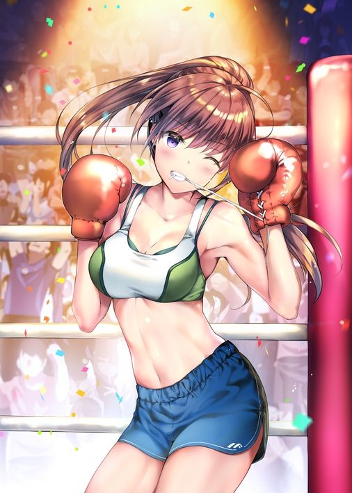 This is a pixiv picture whose title is 健康的なナイスバディの女の子いかがですか？.