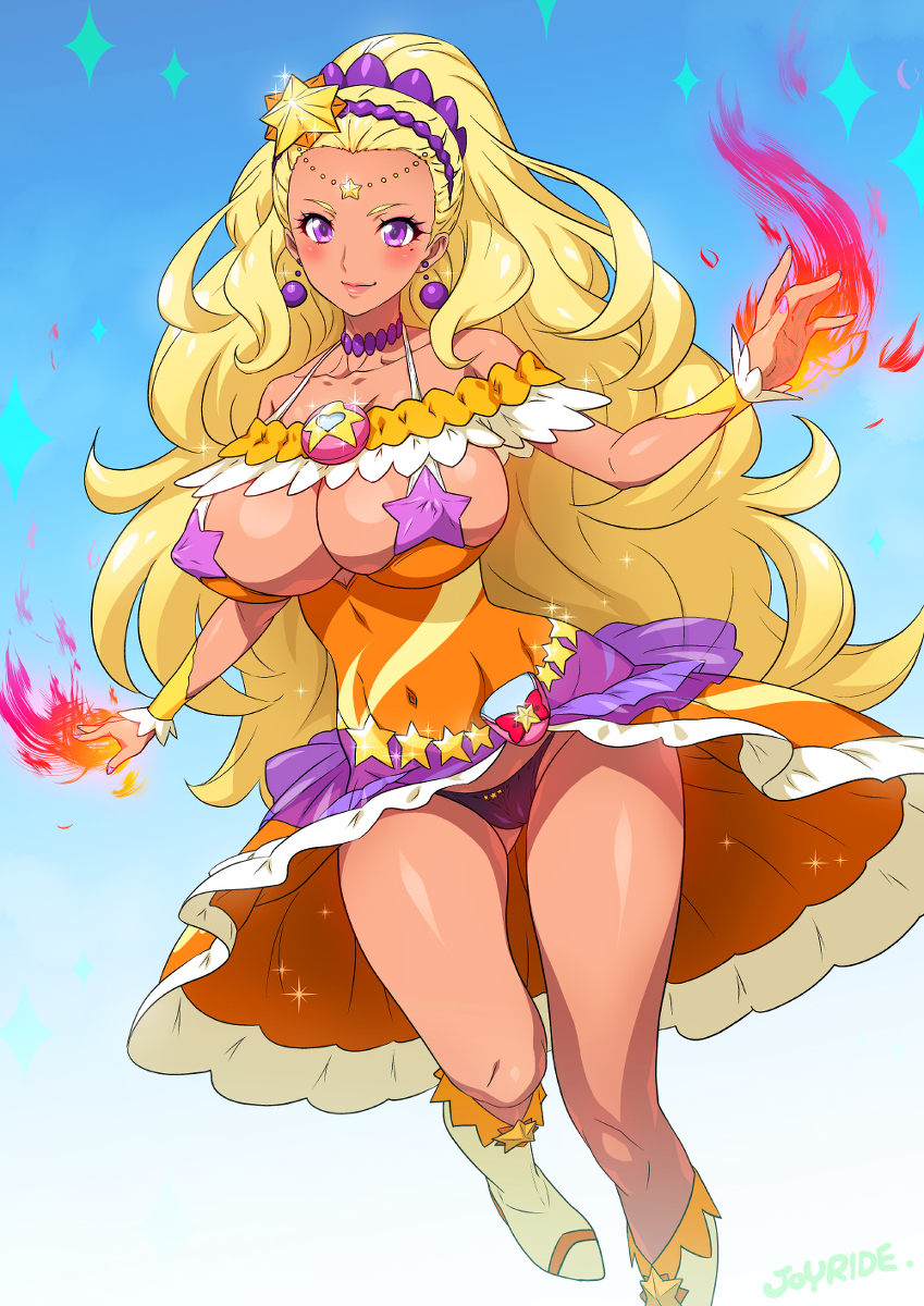 This is a pixiv picture whose title is キュアソレイユ♡.