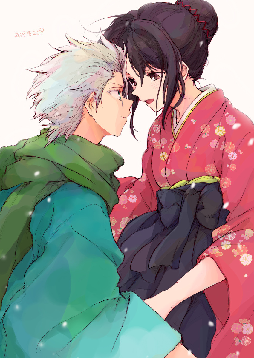 This is a pixiv picture whose title is 冬から春へ。.
