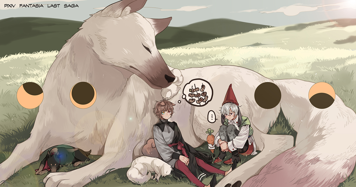 This is a pixiv picture whose title is 串烧！食べたい！.