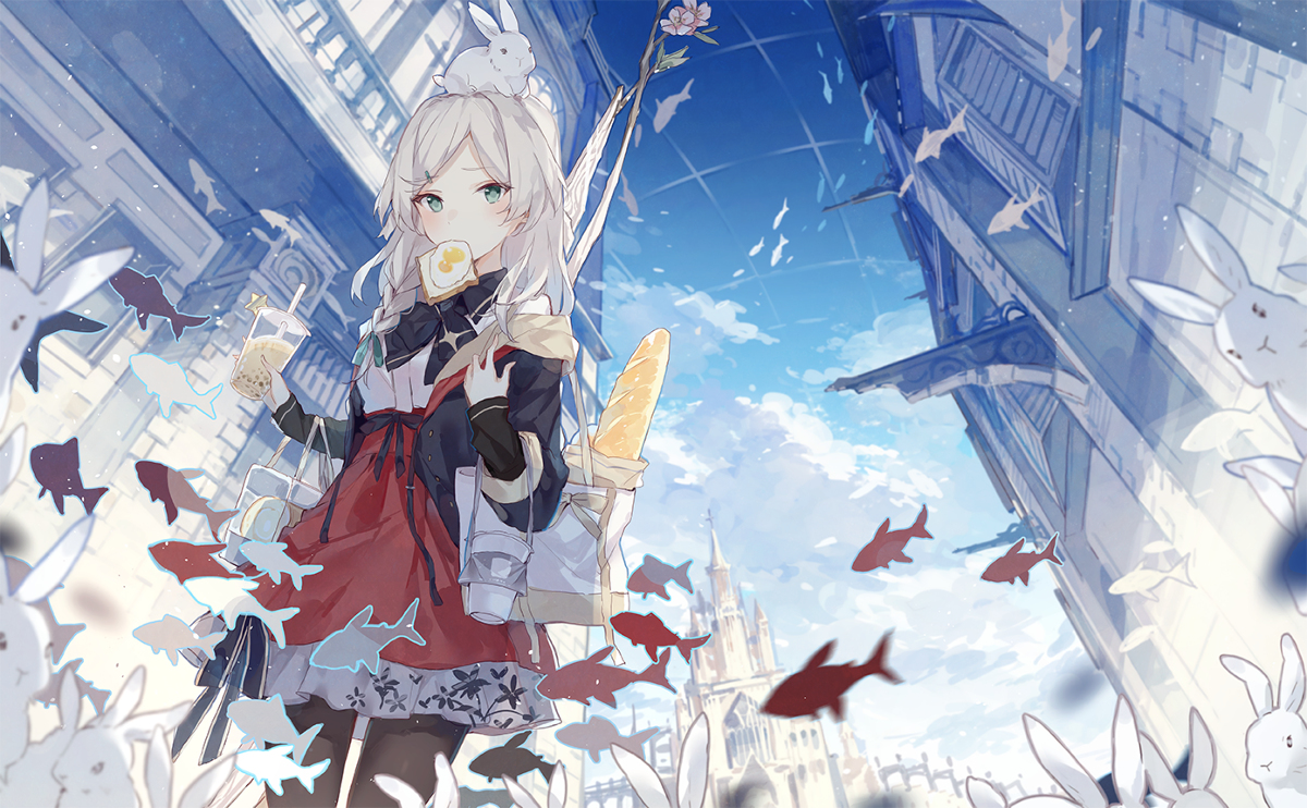 This is a pixiv picture whose title is tragic heroine.