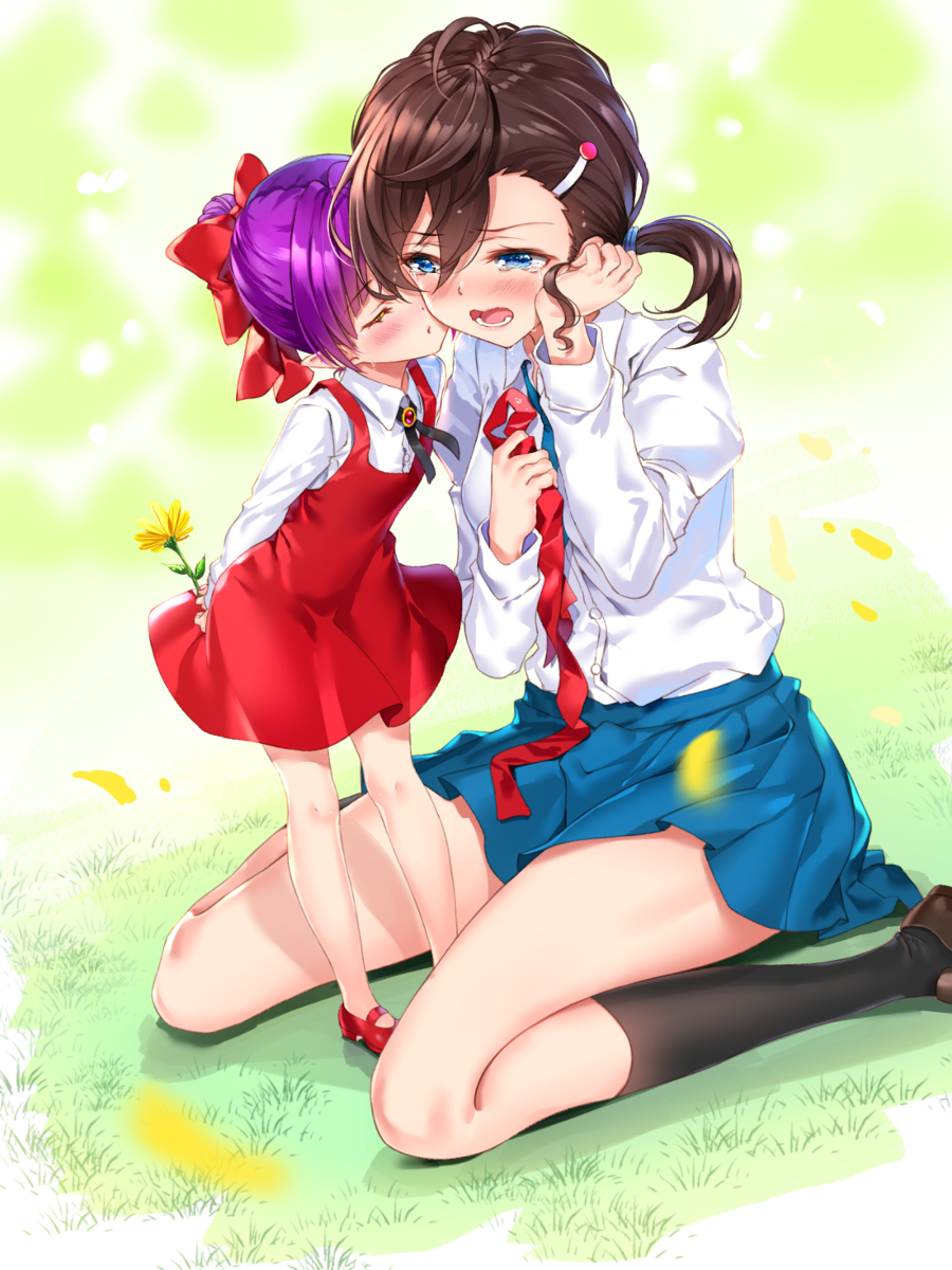 This is a pixiv picture whose title is チュッ♡.