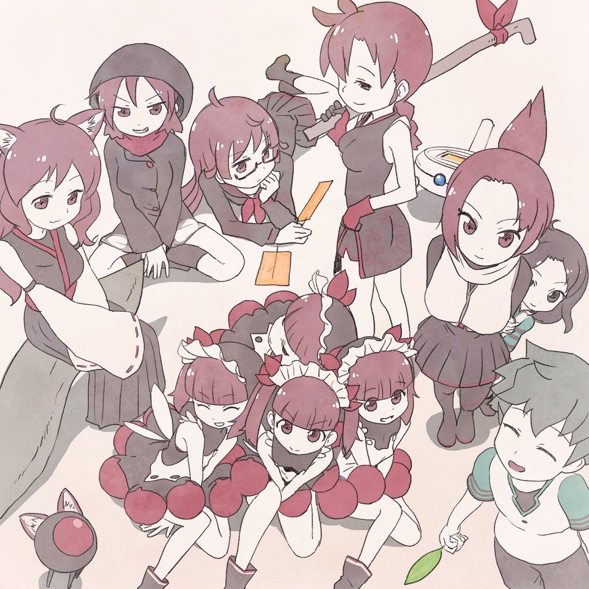 This is a pixiv picture whose title is ケムリクサ.