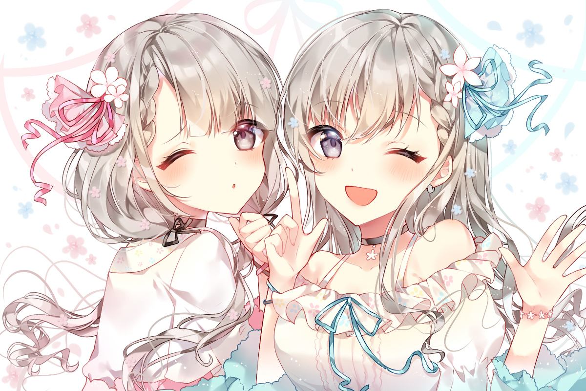 This is a pixiv picture whose title is 💖O-Ku-Ri-Mo-No Sunday💙.