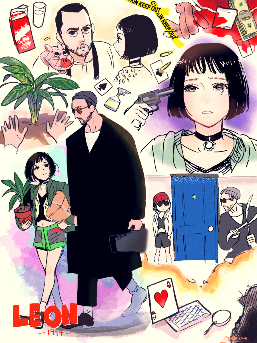 This is a pixiv picture whose title is LEONほか洋画絵まとめ.