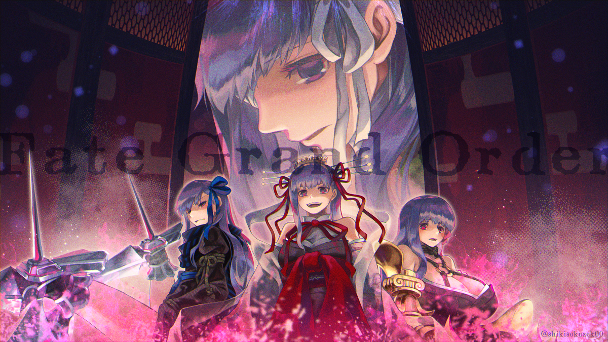 This is a pixiv picture whose title is 徳川廻天迷宮大奥（偽）.