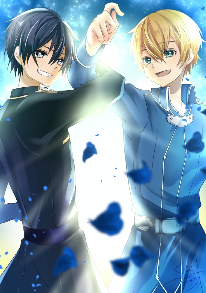 This is a pixiv picture whose title is 親友.