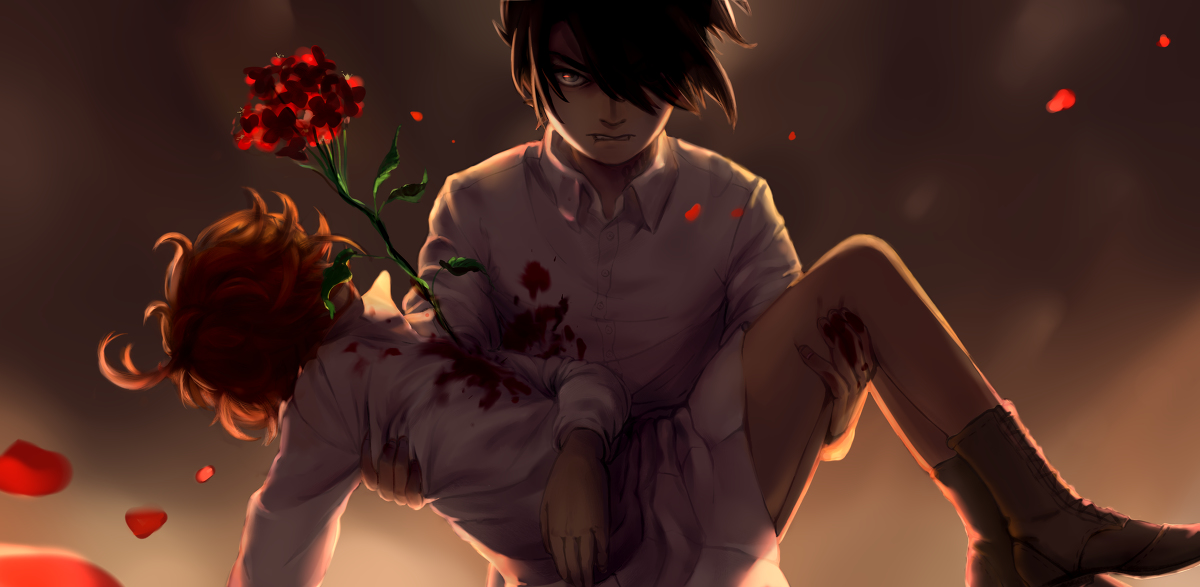 This is a pixiv picture whose title is 約ネバ.